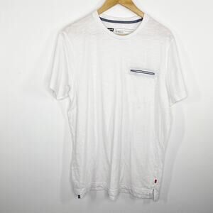Levi's White Short Sleeve Crew Neck T-Shirt Men's Size Large L
